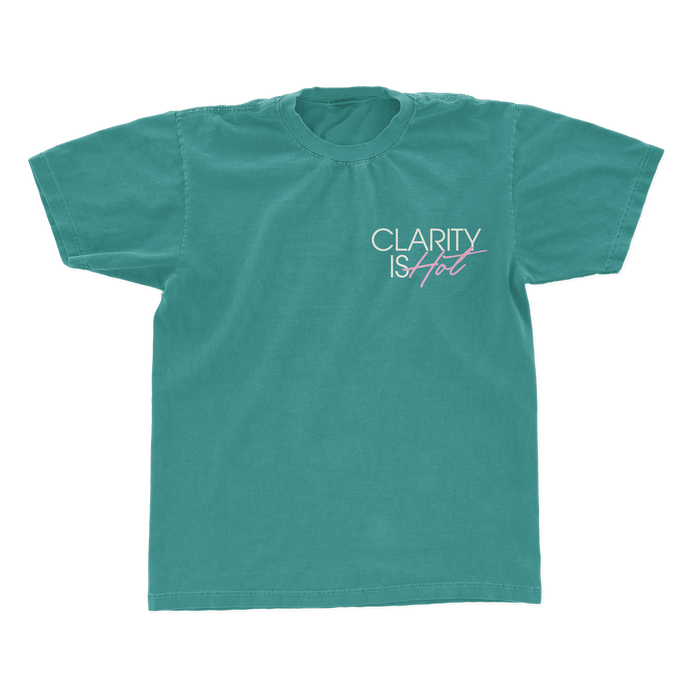 CLARITY IS HOT T-SHIRT (TEAL)